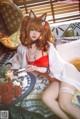 工藤新伍 Cosplay 明日方舟 安洁莉娜 夏卉泳装